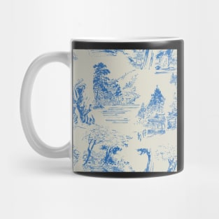 Asian toile Mug